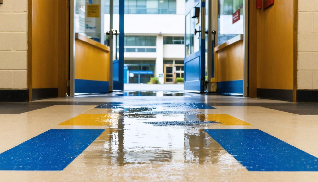 Wet or Slippery Surfaces