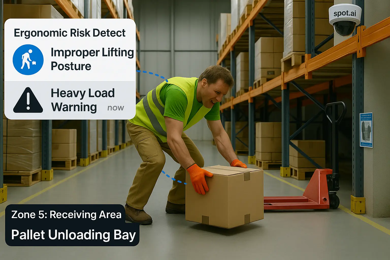 Musculoskeletal Disorders in Logistics: Top Causes, Costs, and How AI Video Analytics Prevents Injuries
