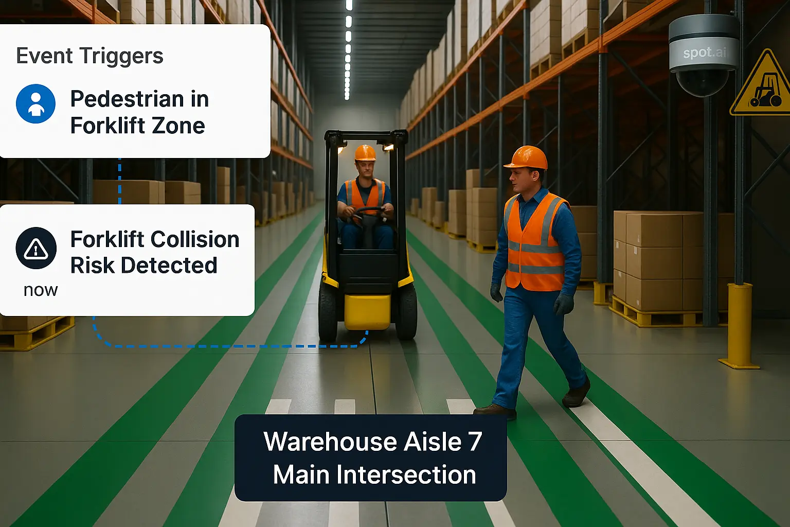 Preventing Forklift and Vehicle Collisions in Warehousing with AI Video Analytics: Costs, Causes, and Solutions for 2025