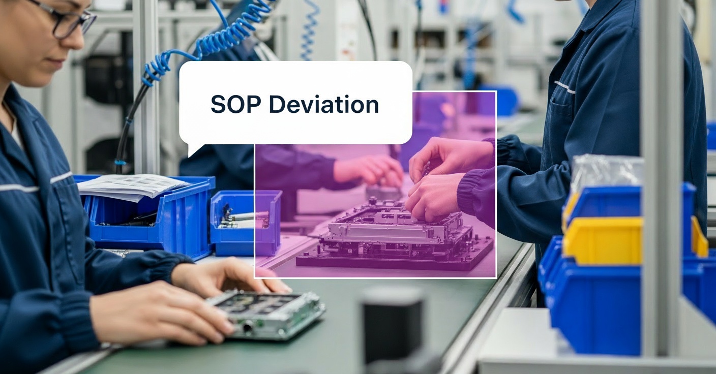 SOP adherence monitoring: ensuring consistency across all production shifts