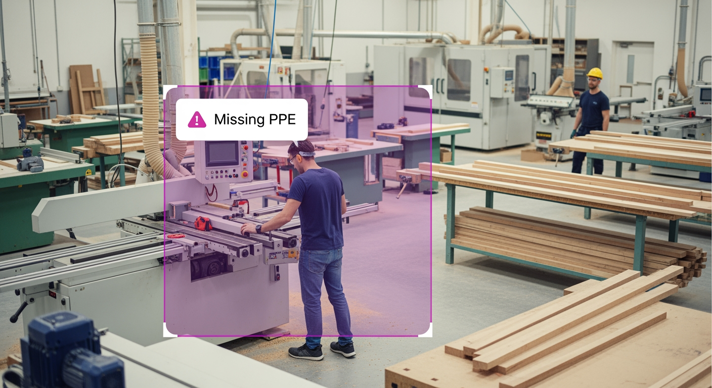 Top 4 Common Injuries in Furniture Manufacturing—and How Video Intelligence Makes a Difference