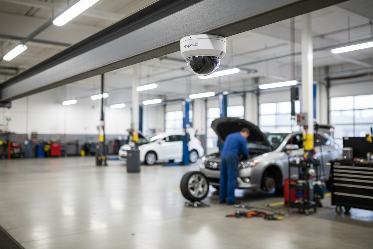 Reducing the top injuries in motor vehicle and parts dealers with Video AI