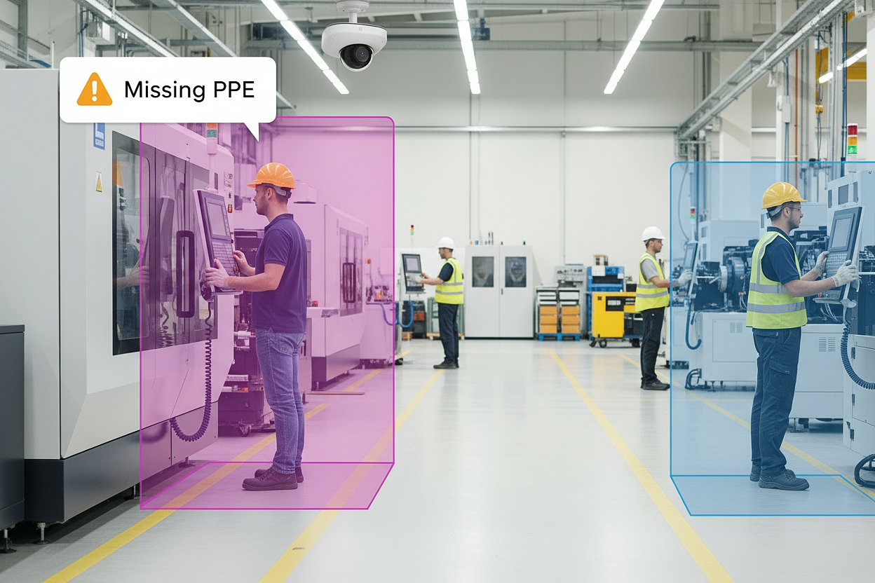 Top 5 avoidable injuries in machinery manufacturing—and how Video AI is changing safety