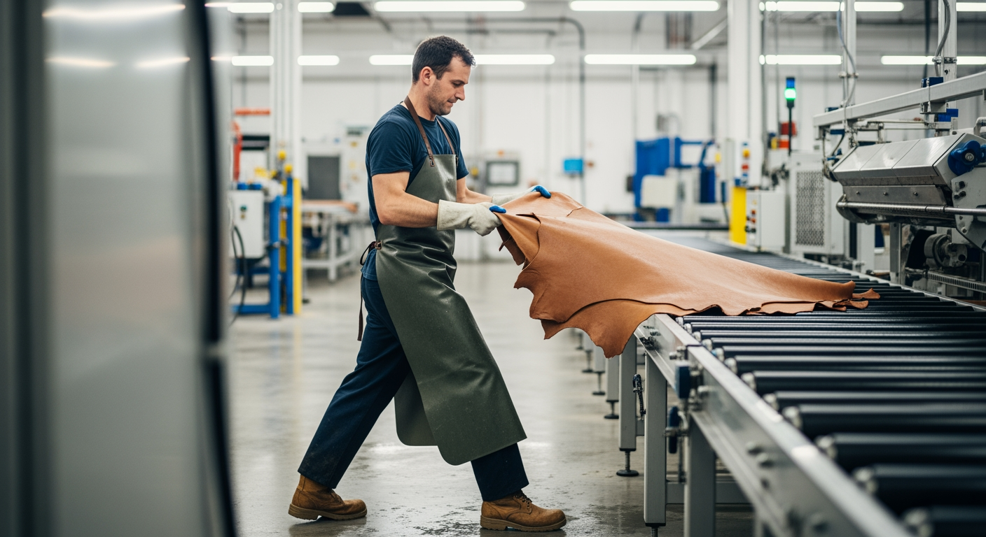 Reduce common leather manufacturing injuries with video AI