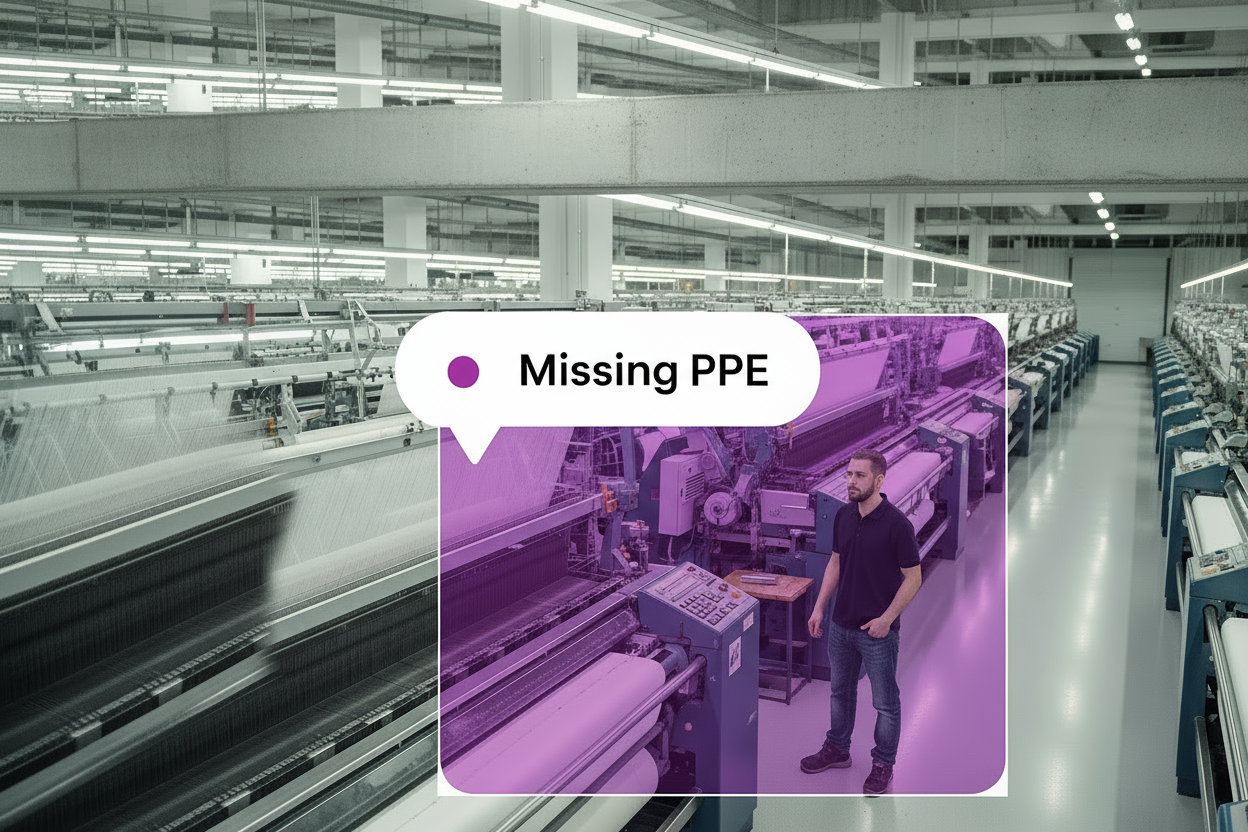 Top 4 injuries in textile mills—and how Video AI helps reduce them