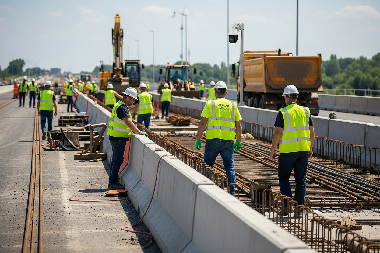 3 avoidable injuries in highway, street, and bridge construction—and how Video AI reduces them