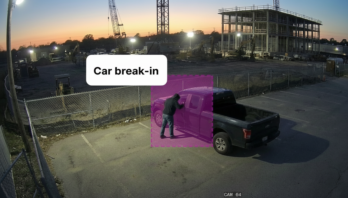 How to detect and deter car break-ins on and near construction sites