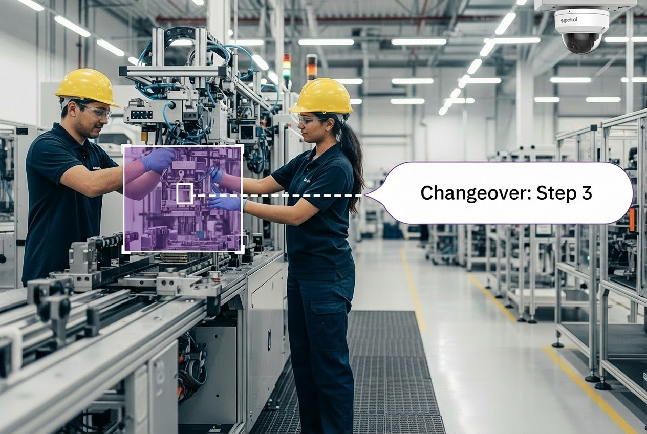 A practical guide to changeover optimization with AI video analytics