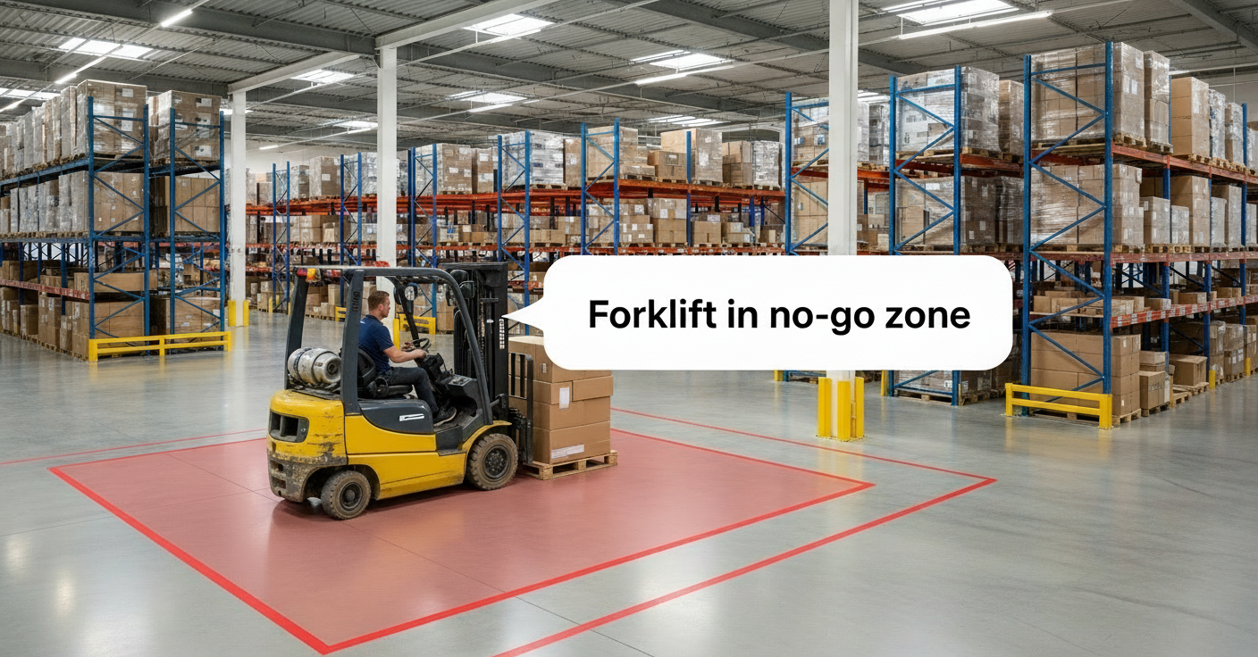 Using video AI for real-time coaching on warehouse safety protocols