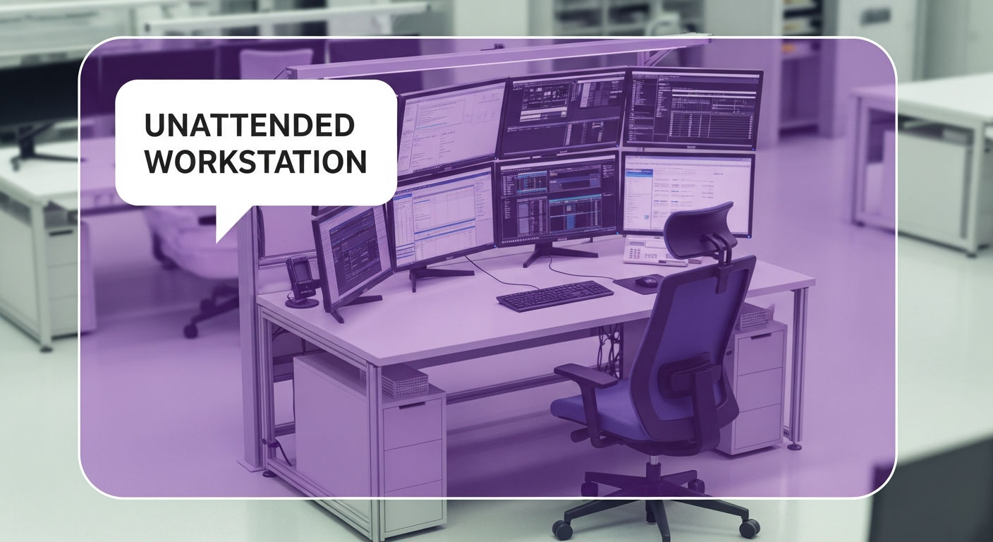 Using 'person absent' alerts to monitor critical workstations for downtime