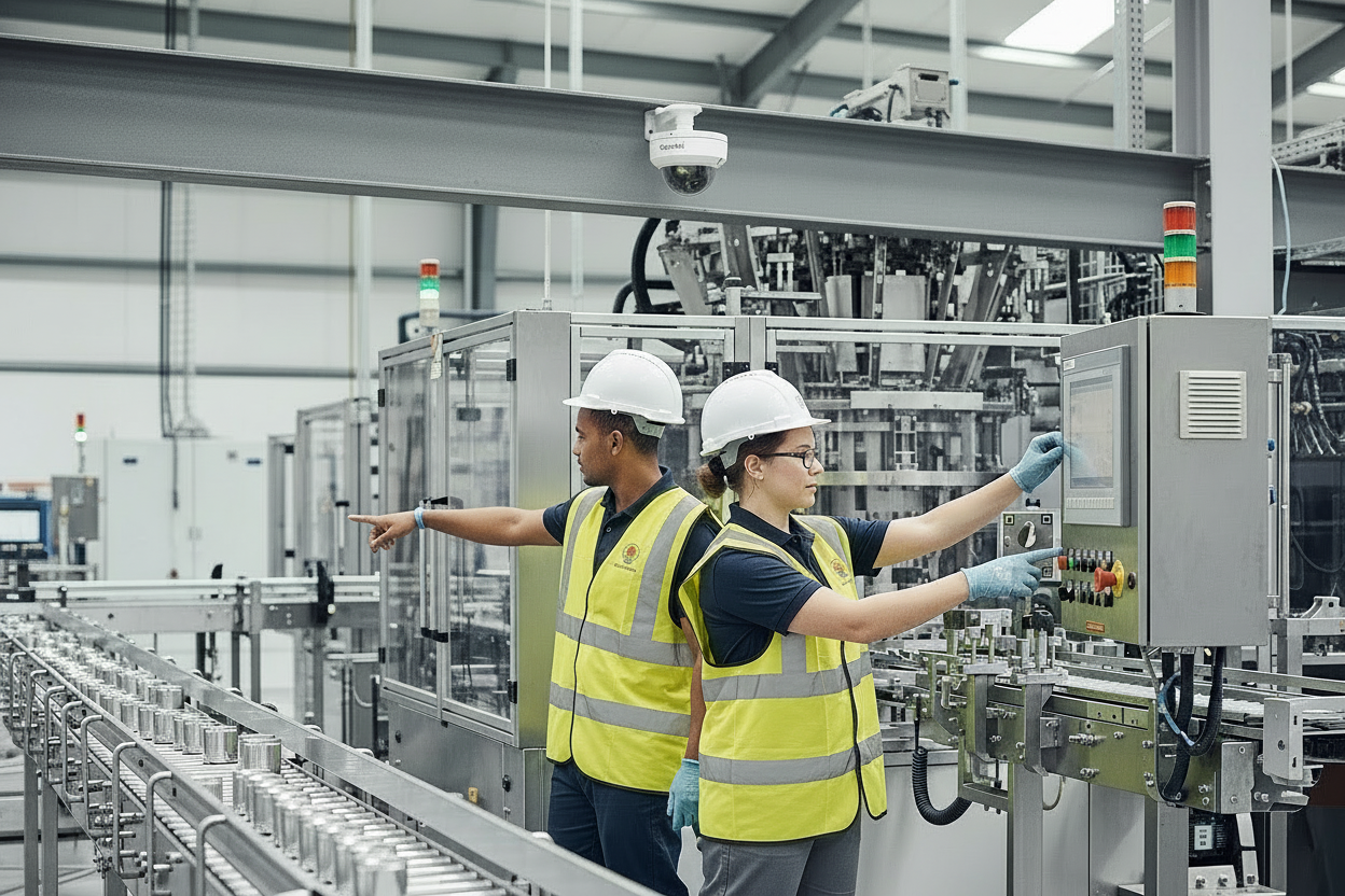 Optimizing changeover in metals packaging with data-backed video insights