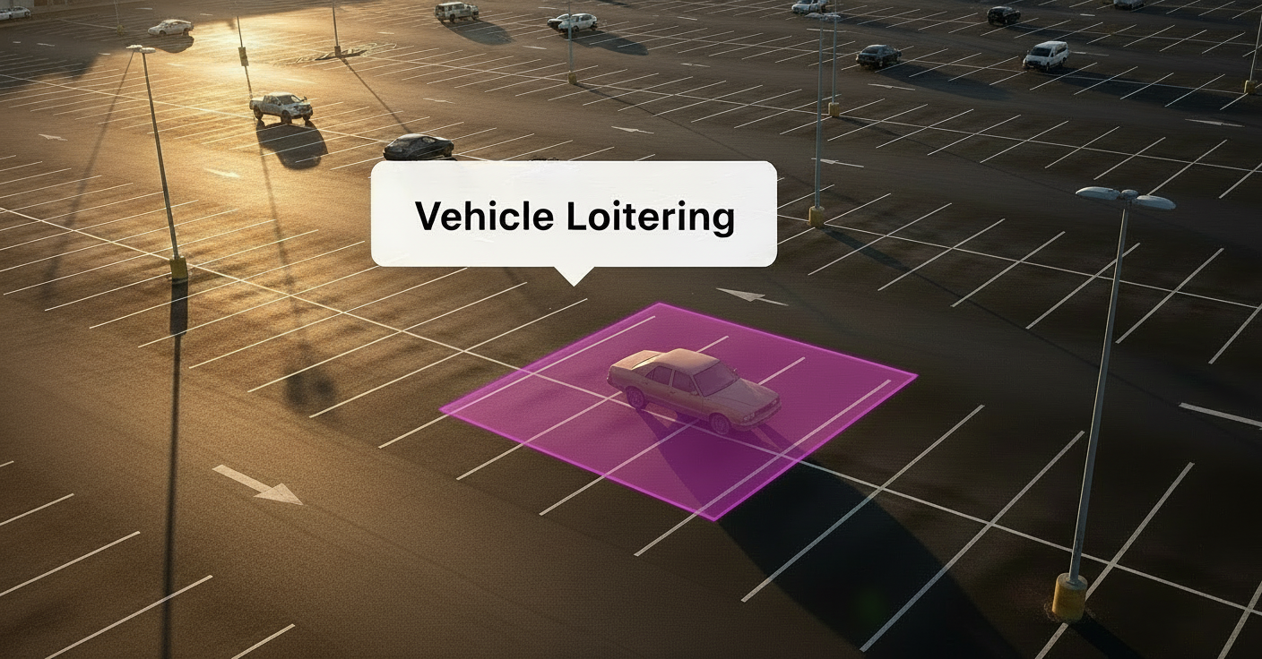Detecting and alerting on abandoned vehicles in retail parking lots
