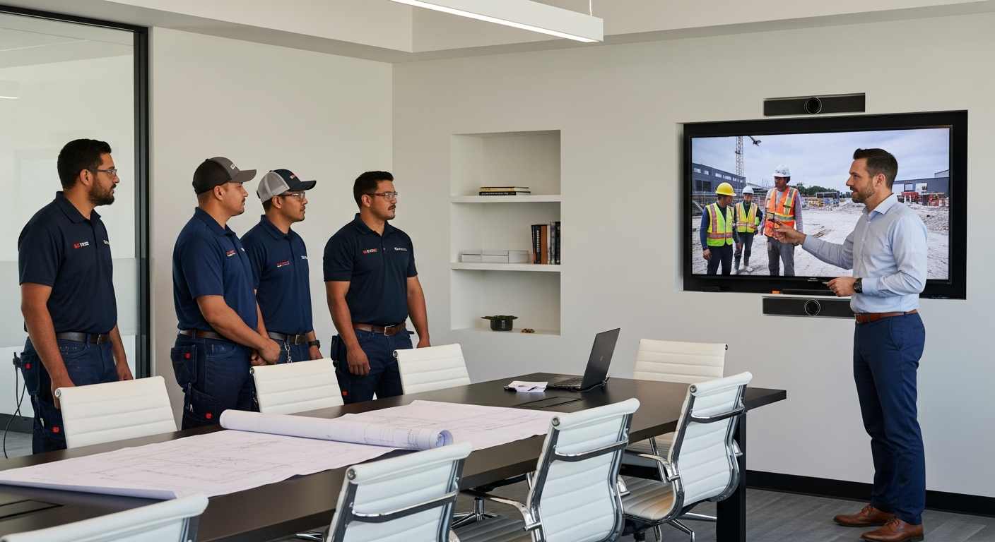 How to coach and train subcontractors using video-based insights