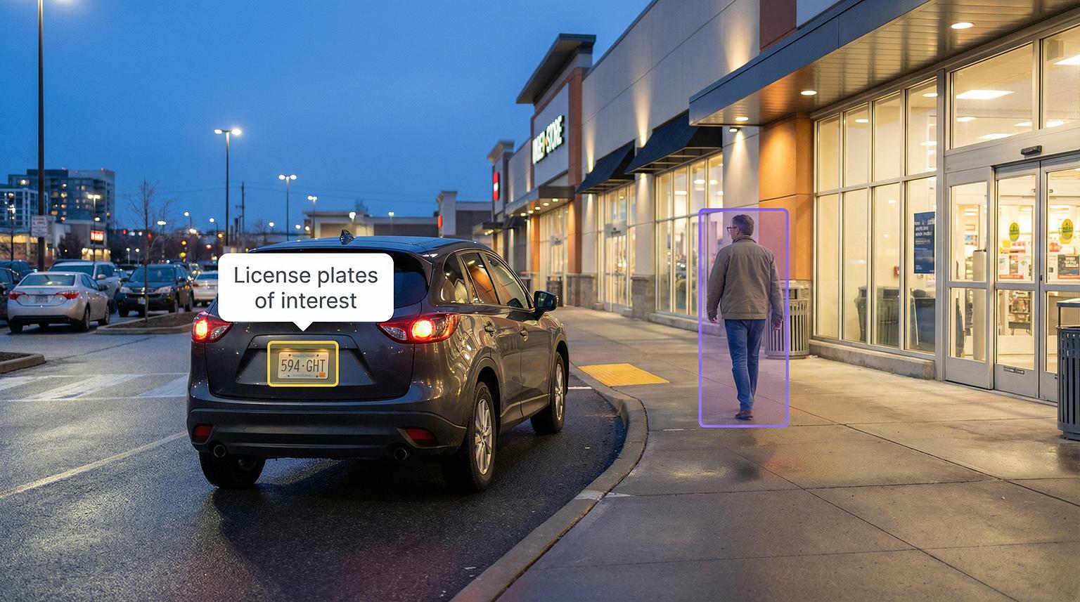 How AI License Plate Recognition Stops Repeat Offenders From Hitting Your Store Twice