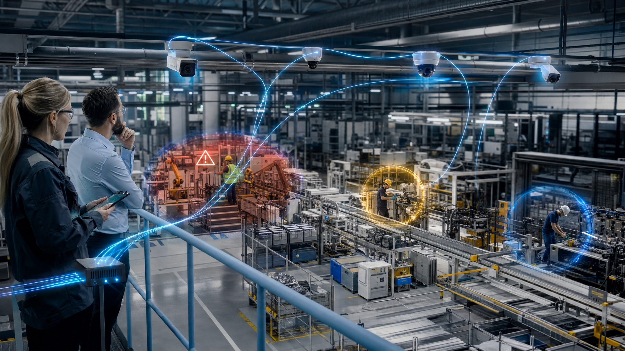 NDAA-Compliant AI Camera Analytics for US Manufacturers