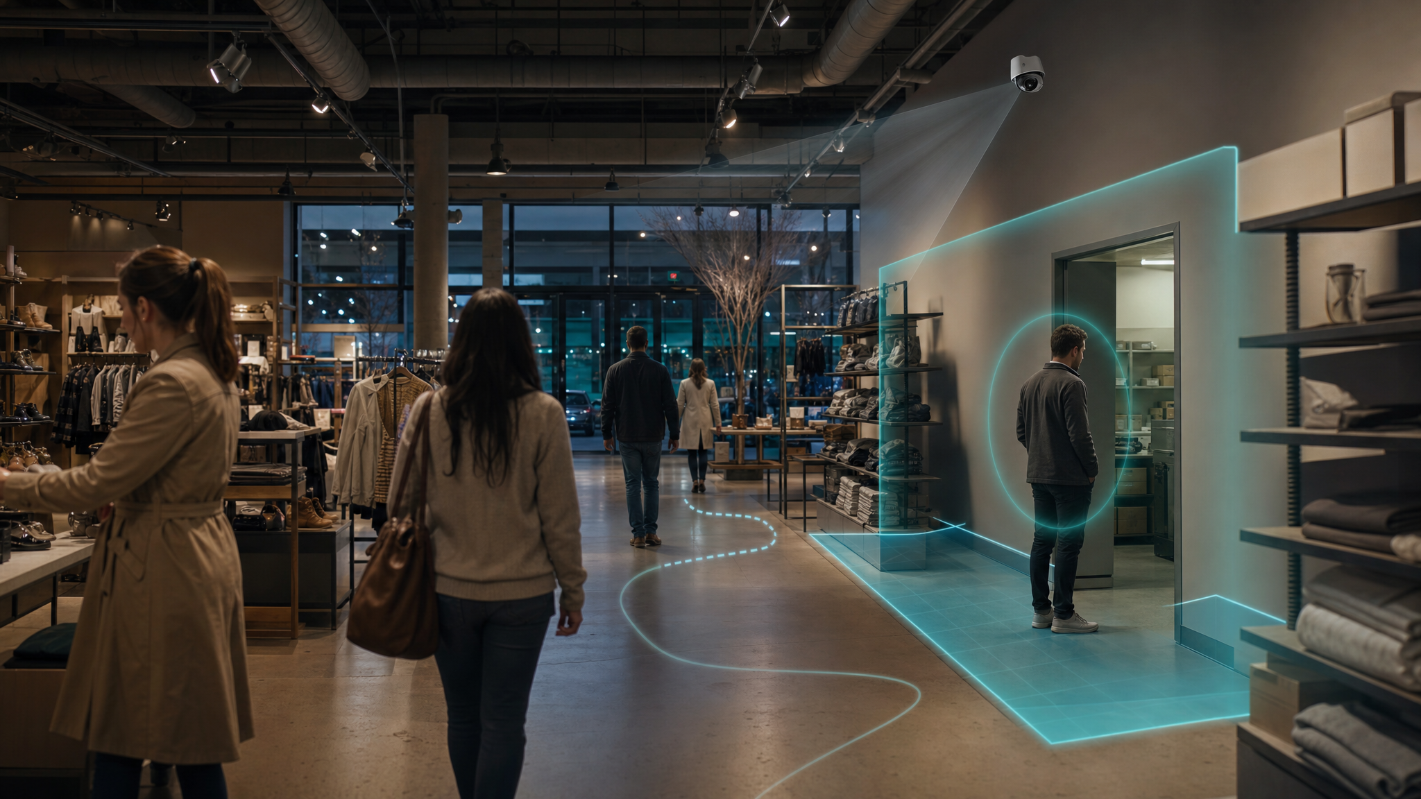 How AI Video Analytics Detects Loitering & Trespassing