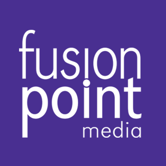 May be an image of text that says 'fusion point media'