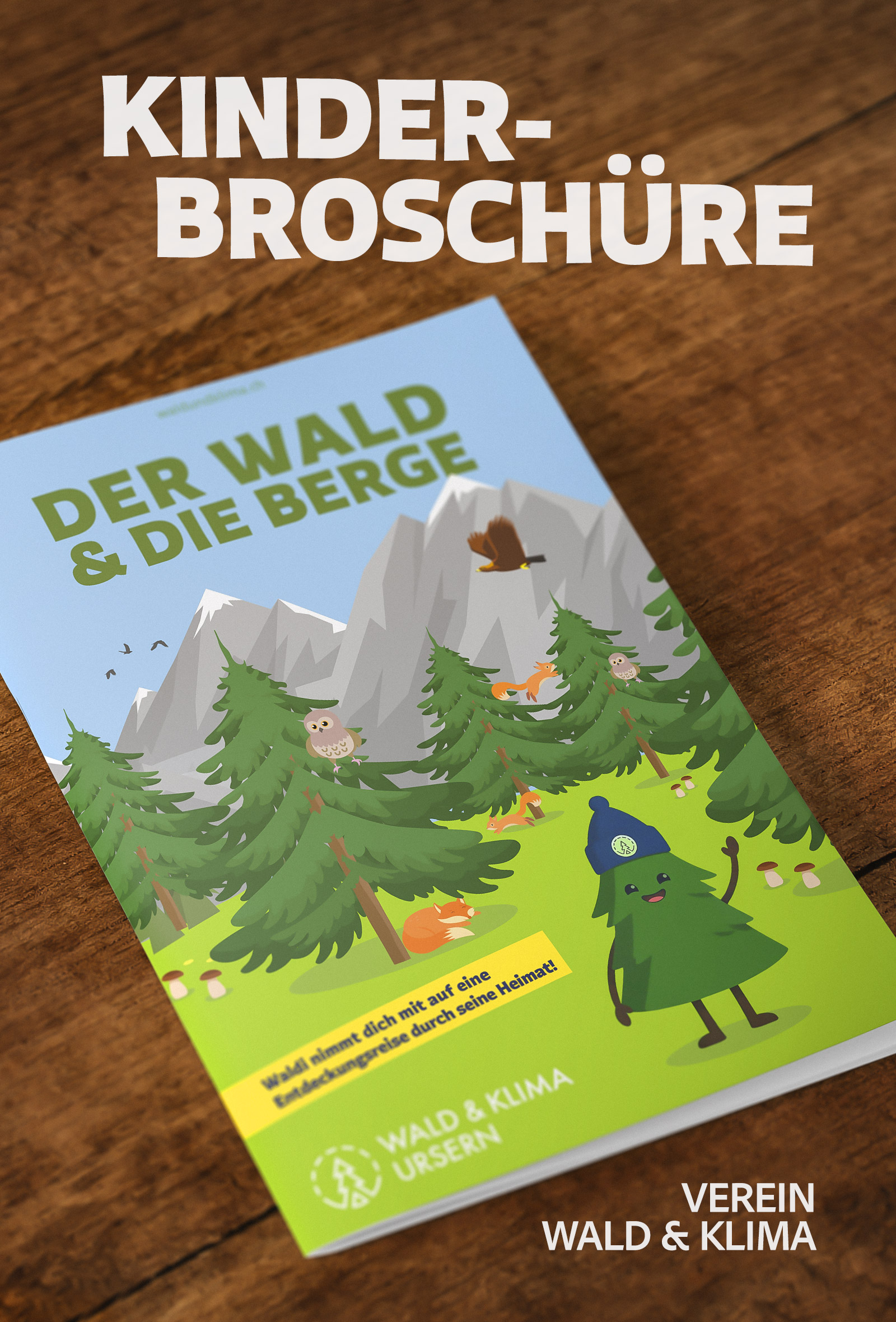 Kinderbroschüre "Der Wald und die Berge"