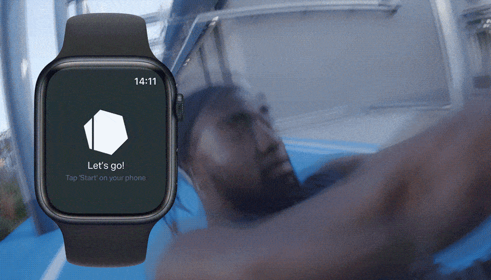 Apple Watch companion app — Let's go interaction