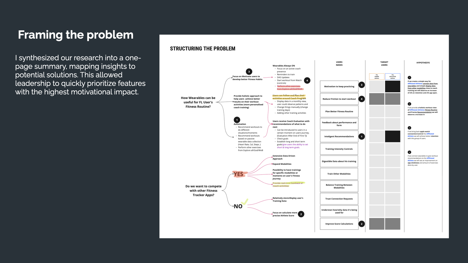 Framing the Problem — structuring the problem diagram