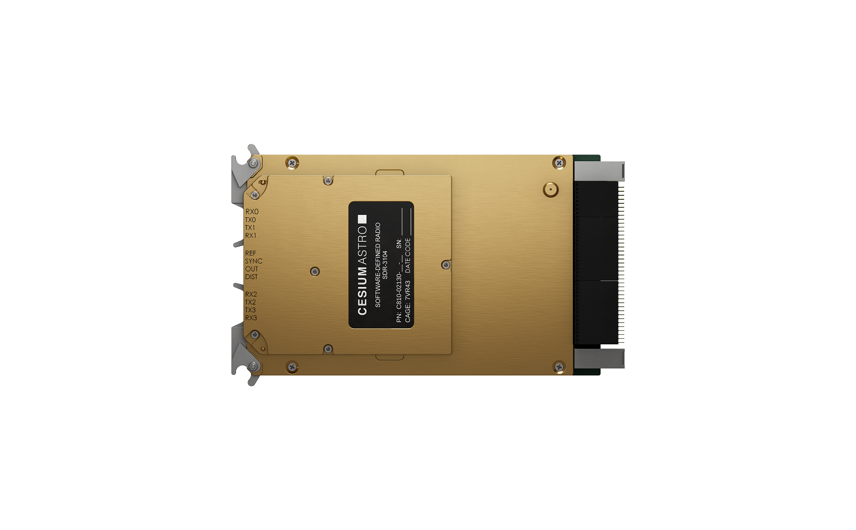 CesiumAstro's SDR-3104 Software-Defined Radio