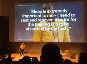 Usain Bolt and Andy Polaine