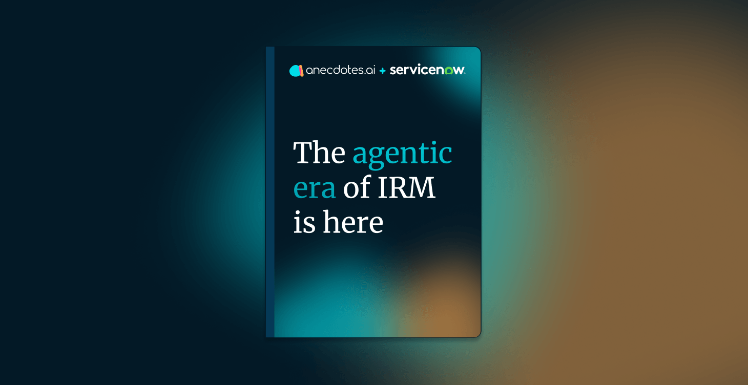 The agentic era of IRM is here