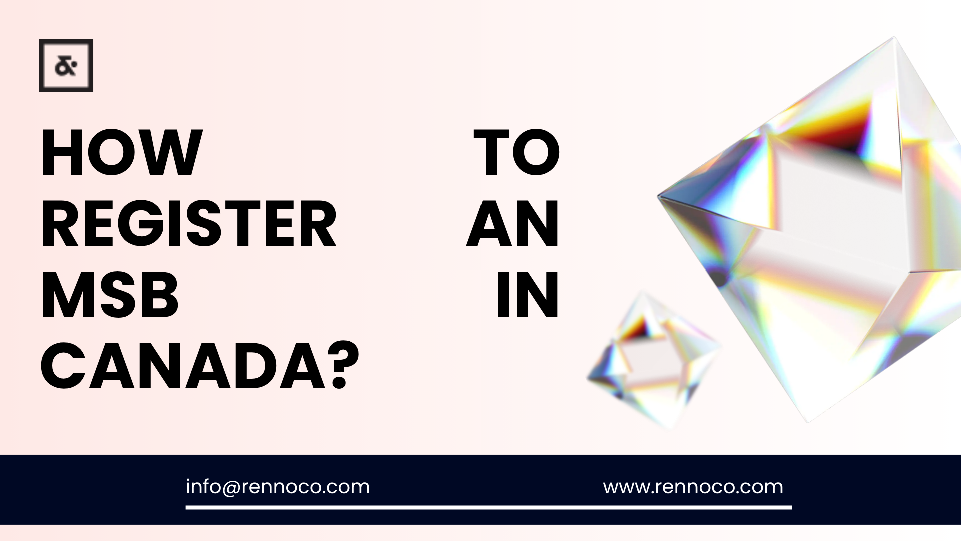 The three steps of FINTRAC MSB registration process.