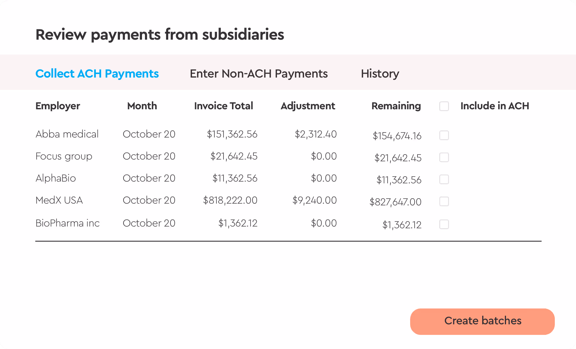 Tabulera Re-billing Feature
