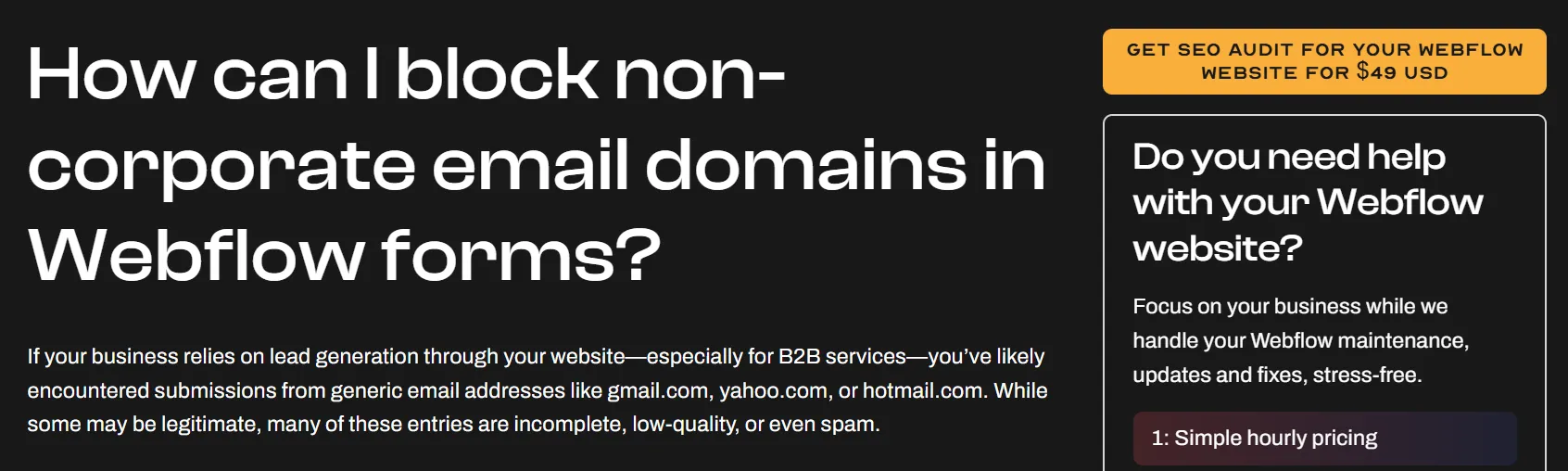 static small cta on the Client Resources template page