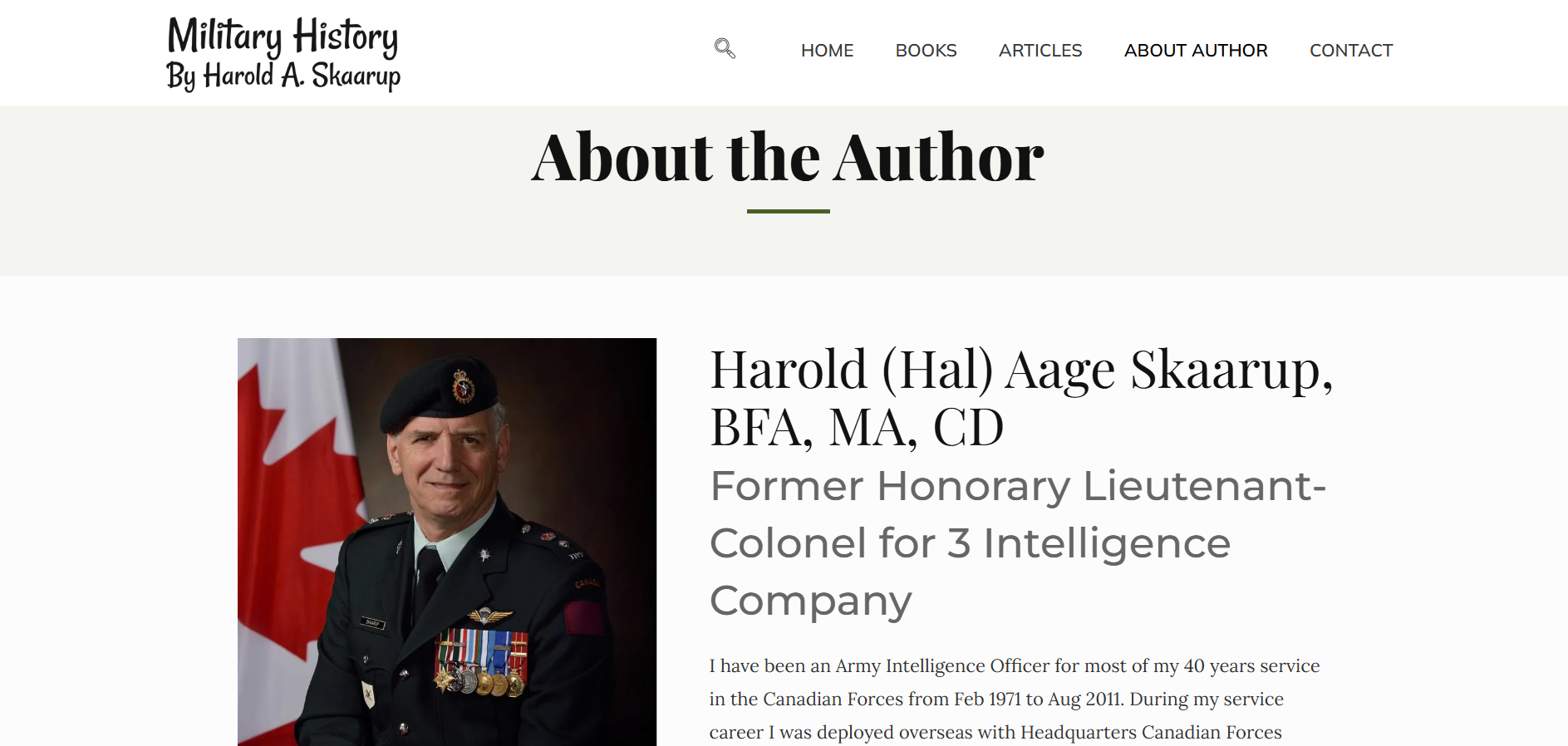 Screenshot from SilverHawkAuthor website