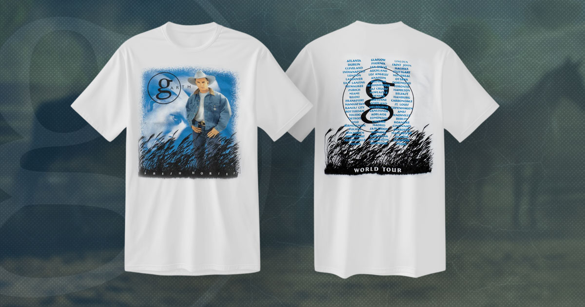 Fresh Horses Garth Brooks Concert Shirts Vintage 1996 Garth Brooks