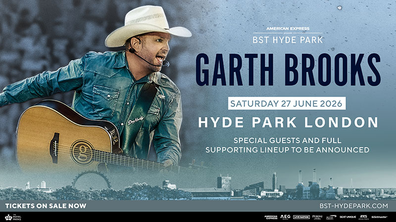 Friends in Hyde Park: Garth Brooks to Headline London's BST 2026