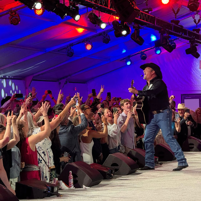 GARTH BROOKS CELEBRATES AMERICAN POPULAR MUSIC AND IS RECOGNIZED FOR HIS ROLE IN IT