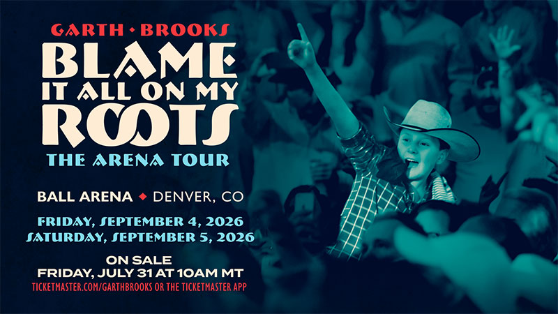 Garth Brooks’ Blame It All On My Roots Tour Rolls On! Next Stop-- Denver!