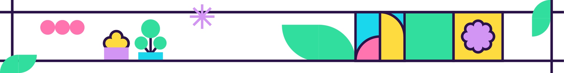 Neubrutalist divider