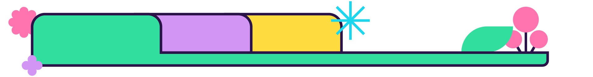 Neubrutalist divider