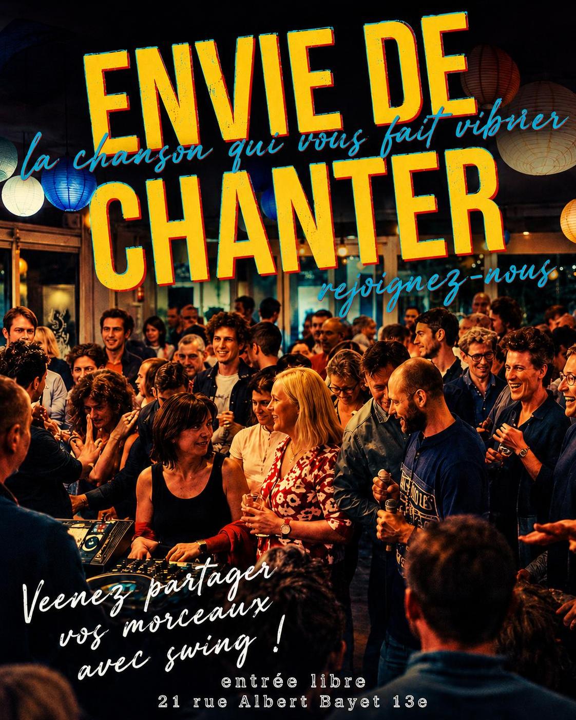 Envie de Chanter à Paris 13 - Envie de Chanter - 17/06/2026 - chorale@enviedechanter.com