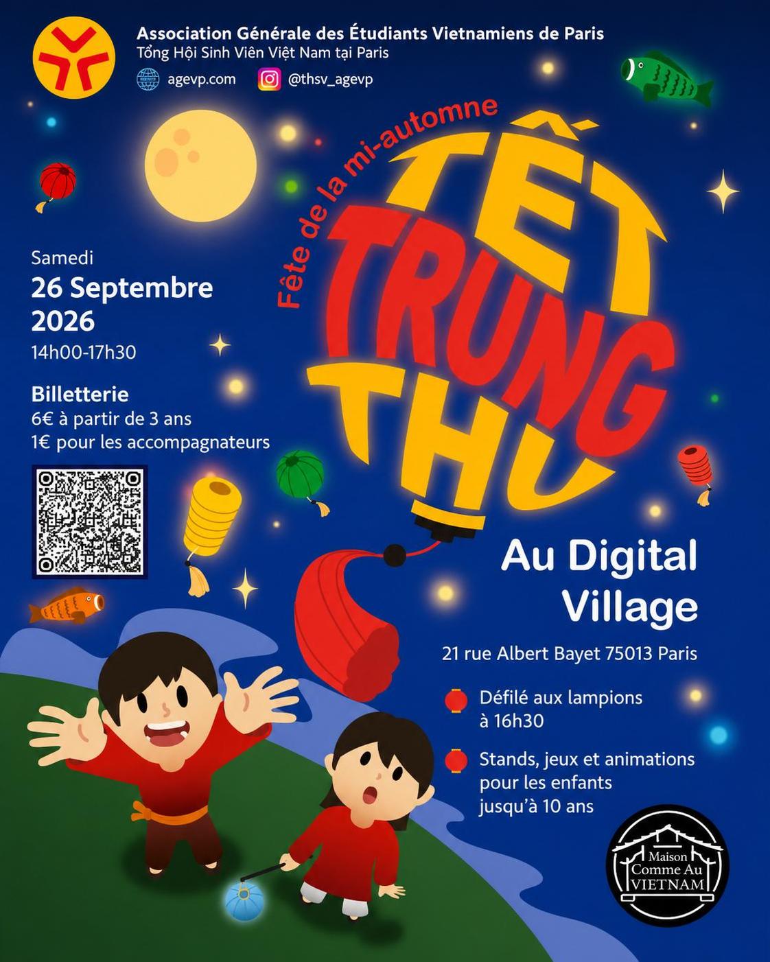 Têt Trung Thu - Fête de la Mi Automne