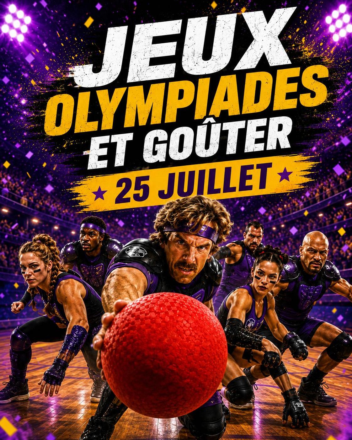 Jeux Olympiades et goûter