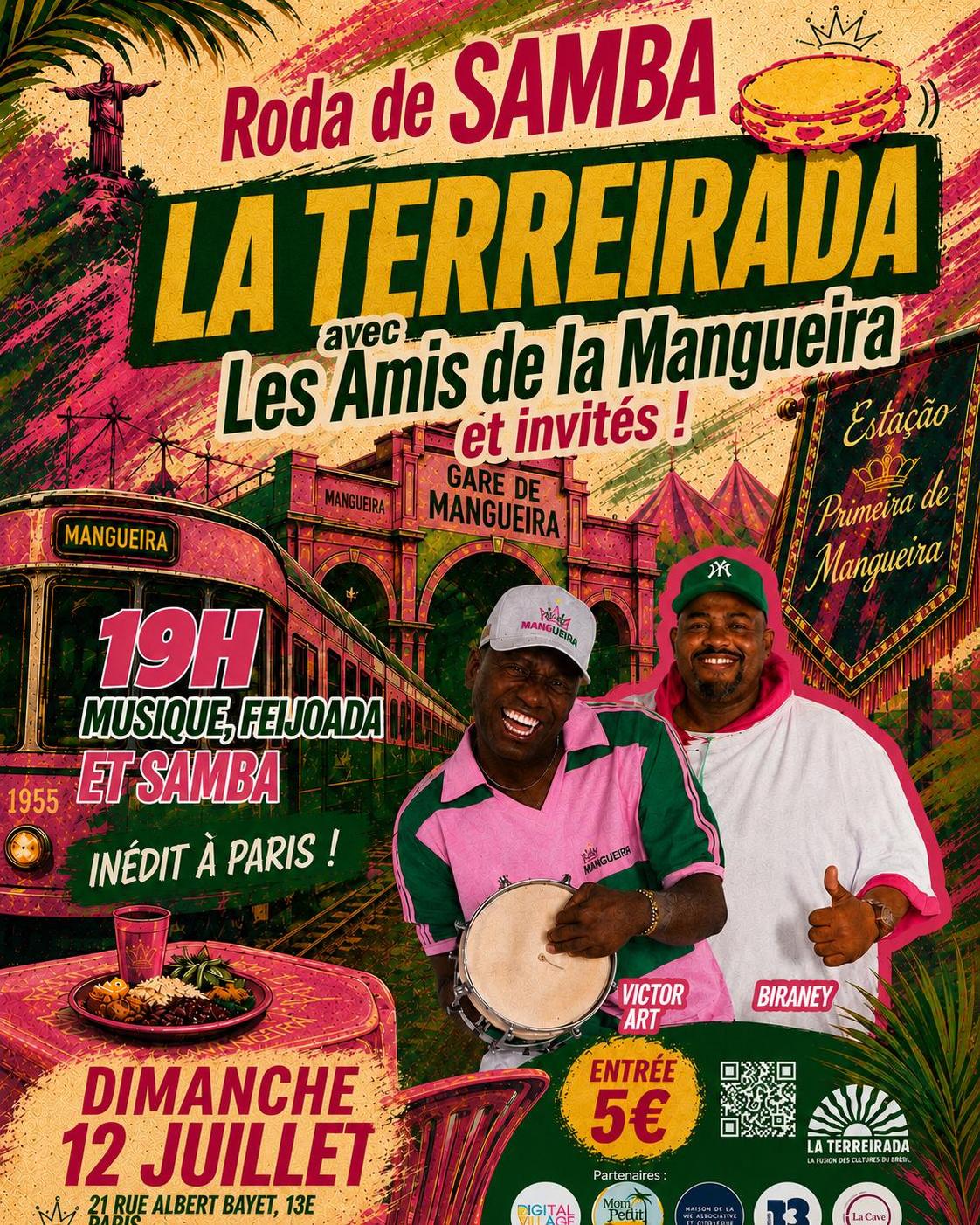 La Terreirada, les amis de Mangueira - Saullo Farias - 12/07/2026 - asso.laterreirada@gmail.com
