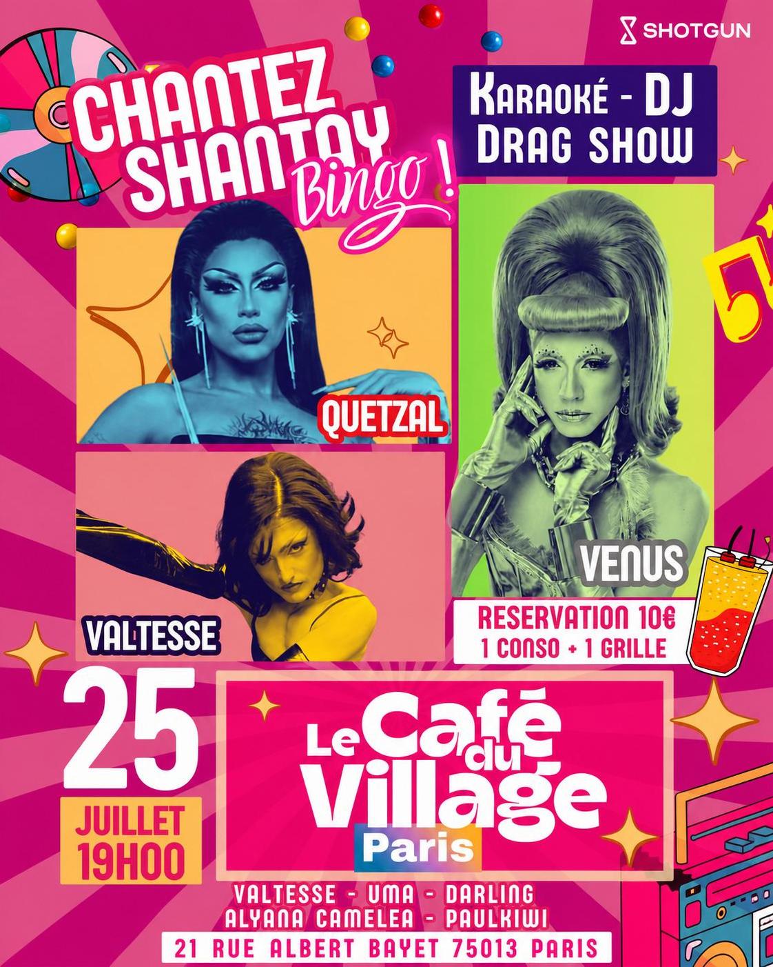 🔴 - Chantez Shantay Bingo - Juan Medrano calixtro - 25/07/2026 - draginvasionparis@gmail.com