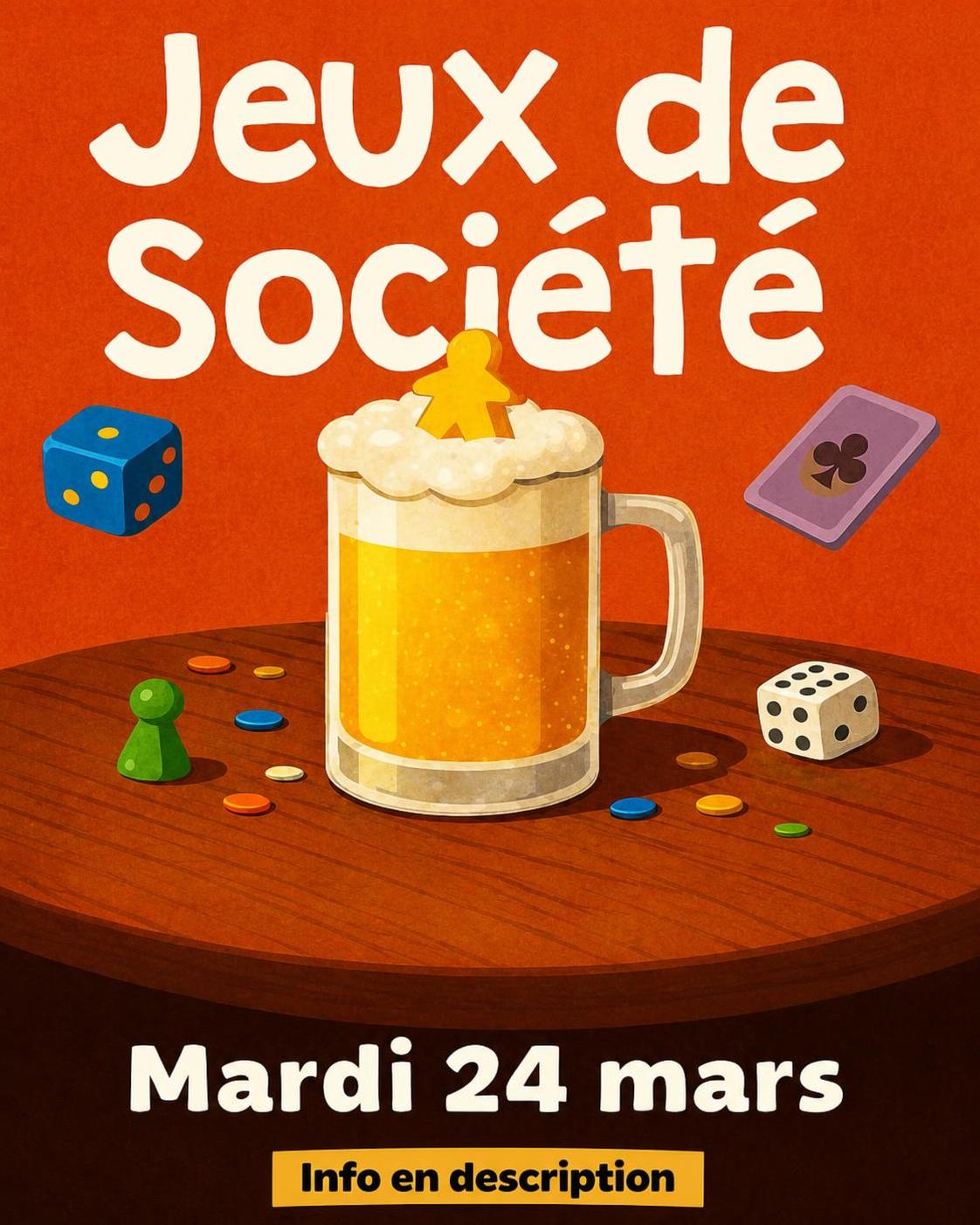 Soirée Jeux de société - Paris