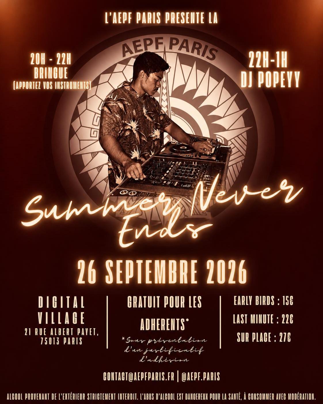 Summer Never Ends by AEPF Paris - Paris