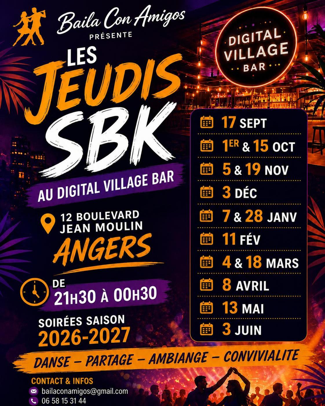 Cours Danse - Angers