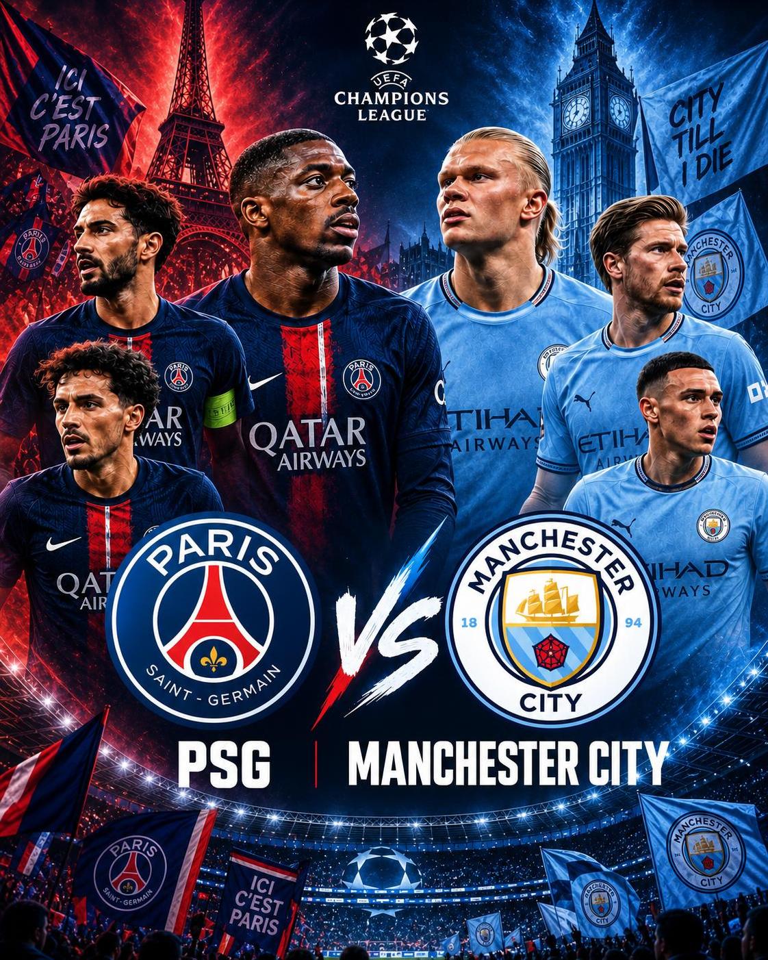 PSG - Manchester City - Paris