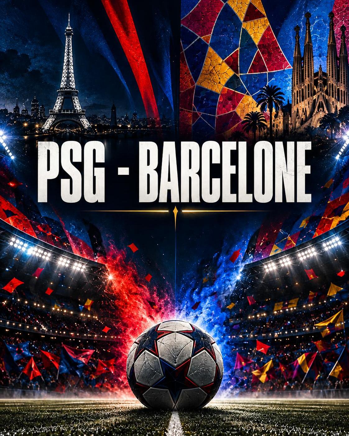 Match PSG - Barcelone - 21h00 - Paris
