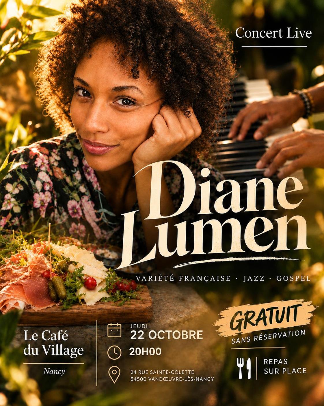 Concert DIANE LUMEN - Nancy