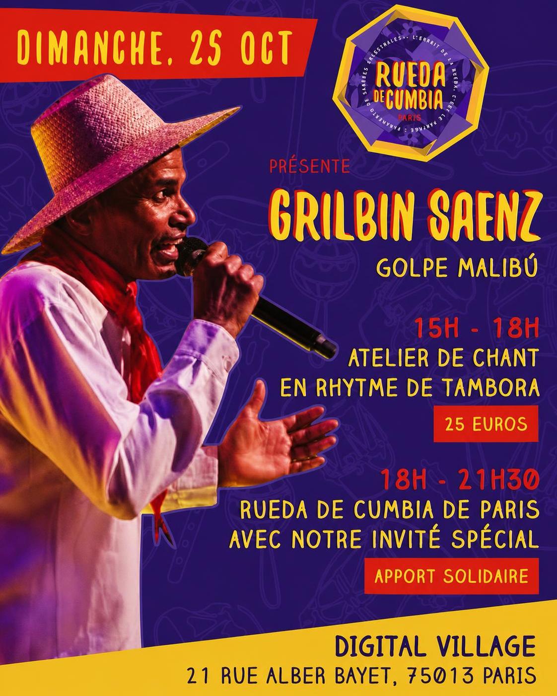 Atelier Tambora avec GRILBIN SAENZ - Paris