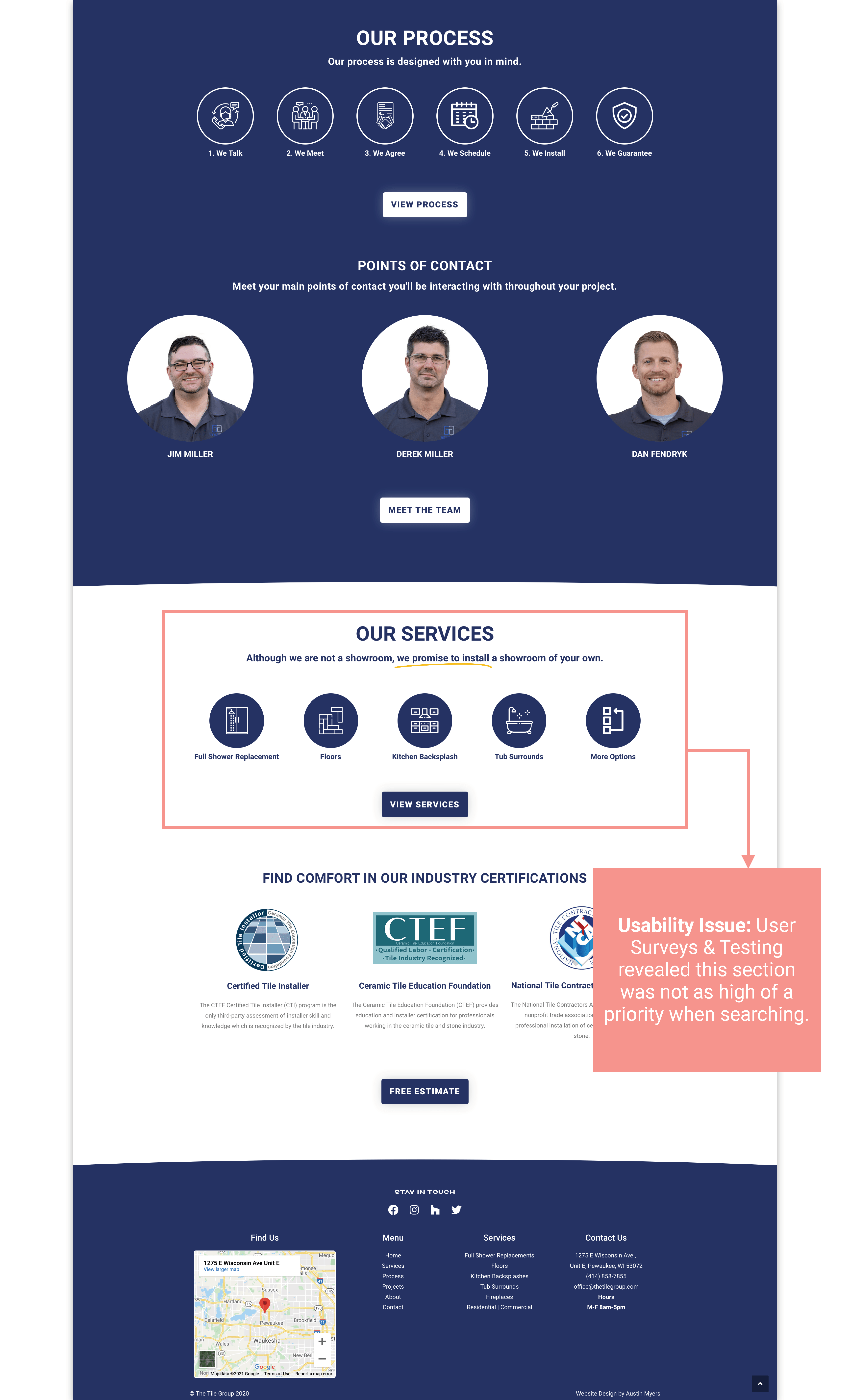 Analysis of Revised Website image 2 of 2